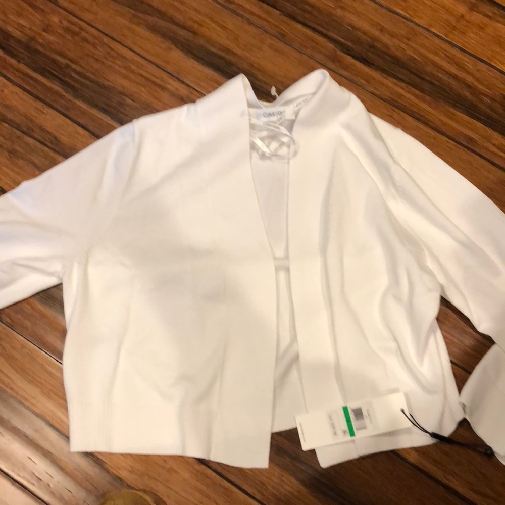 White Sweater Large NEW with Tags